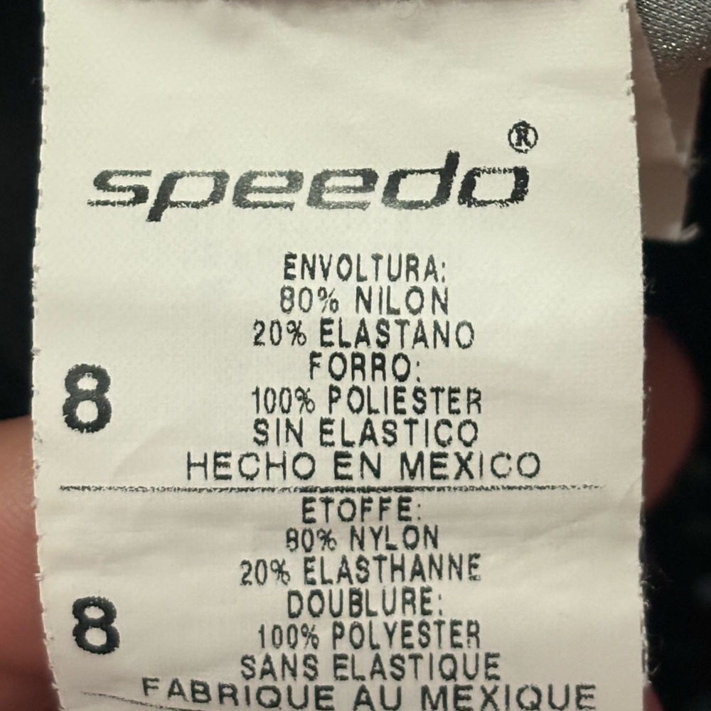 Speedo Women's multi Swimsuit-one-piece size 8 - Picture 4 of 9